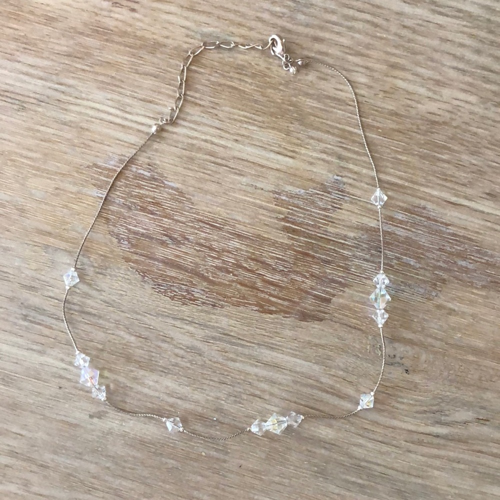 Silver Prom Necklace